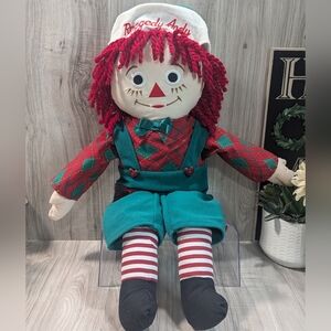 Raggedy Andy Christmas Stuffed Doll Snowden & Friends Vintage 98